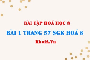 Bài 1 trang 57 SGK Hoá 8: Cách lập công thức hoá học
